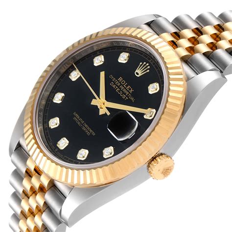 rolex datejust 41 yellow